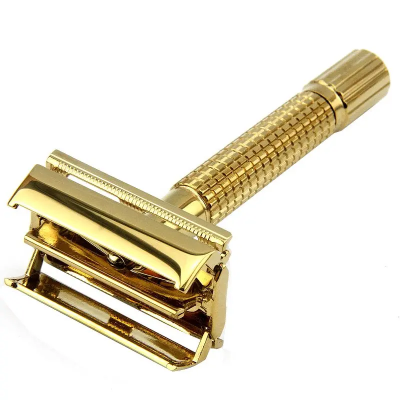 Полностью твердая Медь ручная Бритва мужская старая бритва ручной скребок нож