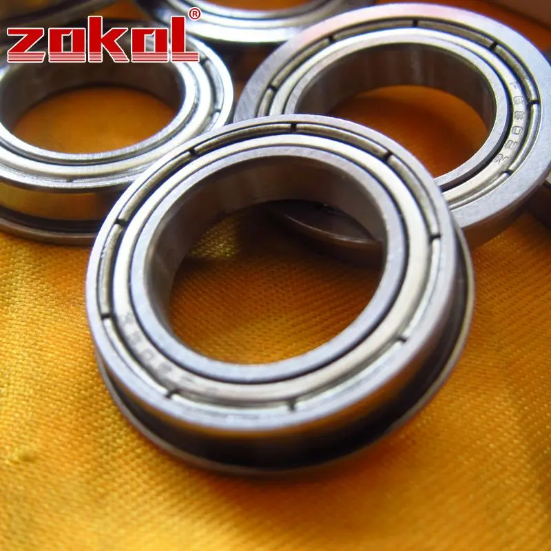 ZOKOL F6802 ZZ подшипник F6802ZZ фланцевый с глубоким желобом шариковый 15*24(26*1)* 5 мм|bearing