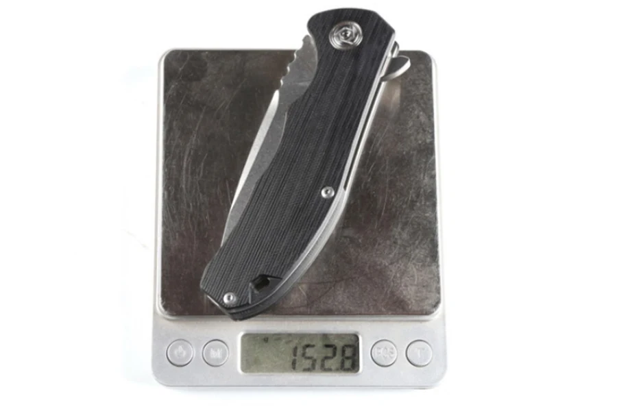 

New CH3504 Folding Knife G10 handle D2 blade Ceramic ball bearing Outdoor camping knife Hunting Hiking Fishing EDC hand tool gif