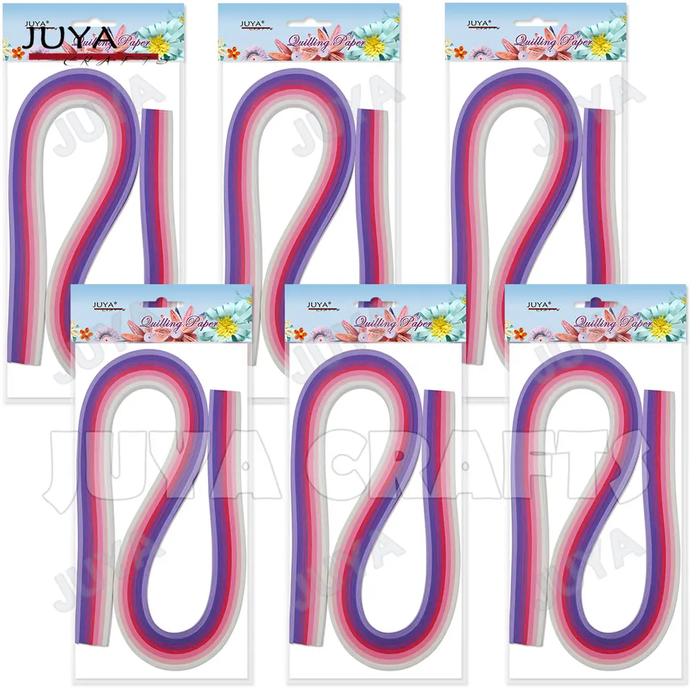 Juya Бумага Рюш 42 оттенков Цвета, 540 мм Длина, 3/5/7/10 мм ширина, 840 полос total DIY Бумага полосы поделки из бумаги ручной работы