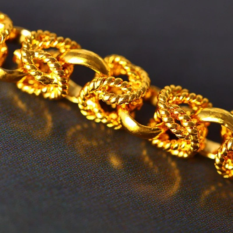 Массивное мужское ожерелье с драконом позолоченное желтое цепочкой|chain link|necklace