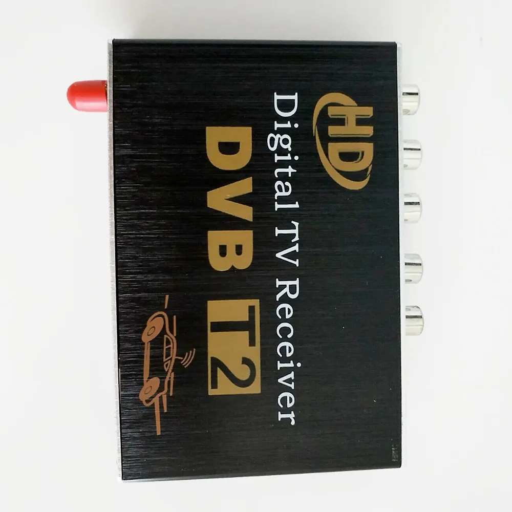 DVB-T2 H.264 MPEG-4 MPEG-2 Автомобильный цифровой ТВ приемник коробка для России Таиланд Украина Таиланд Колумбия Израиль поддержка 40-60 км/ч