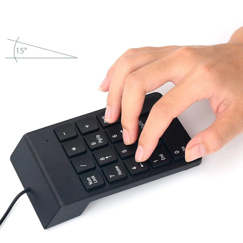 Цифровая клавиатура USB цифровые клавиши клавиатуры с 18 клавишами для ноутбука