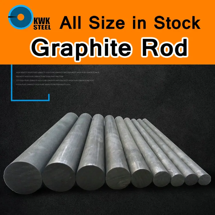 

Graphite Rod Bar High Pure Carbon Graphite Electrode Rods Pyrolytic Graphite Carbon Bars High Purity Mould DIY Tool Parts