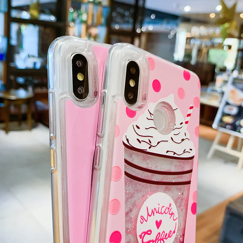 Чехол для телефона с жидким зыбучим песком Xiaomi Redmi Note 5 Pro Mi 8 блестящий чехол