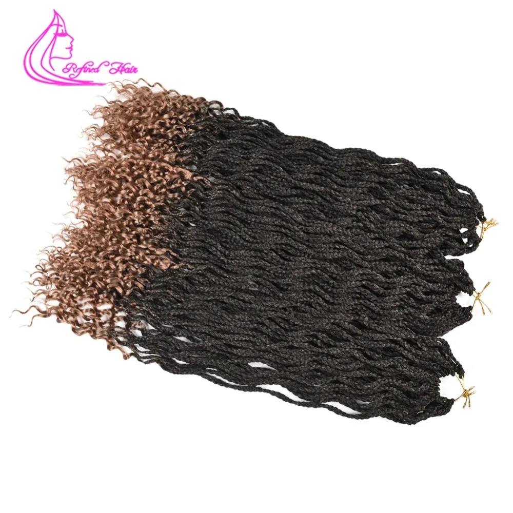Изысканный Hair18 24 дюймов коробка Вязание косичками волосы из канекалона