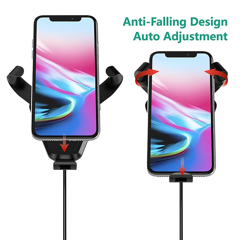 BALMORA автомобиля Быстрая Зарядка QI Беспроводной Зарядное устройство для iPhone X 8 plus
