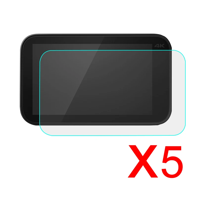 5Pcs LCD Screen Tempered Glass Protective Film for Xiaomi Mijia 4K Mini Action Camera Protector for Mijia 4K mini
