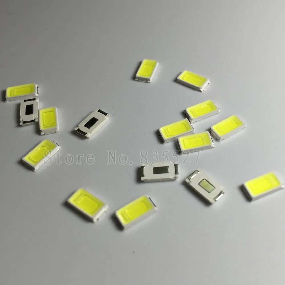 100 шт./лот 5632 5730 SMD натуральный чистый белый/теплый белый/холодный белый Светодиодный 0,5 Вт 35-40лм яркая лампа с бусинами светоизлучающий диод