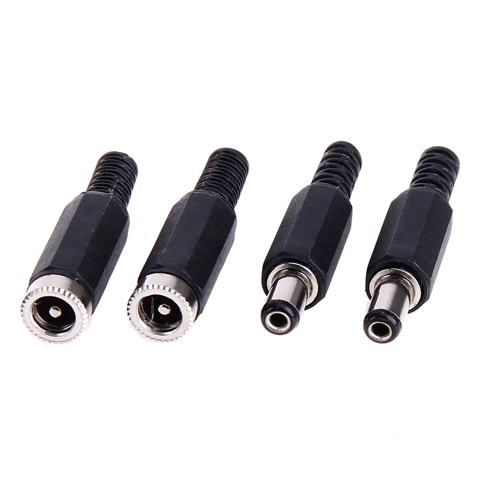 

20 шт./лот 12V/3A Женский Мужской разъем DC Мощность Гнездовой разъем Jack + штекер Jack разъем адаптера 5,5x2,1 мм Сделано в Китае