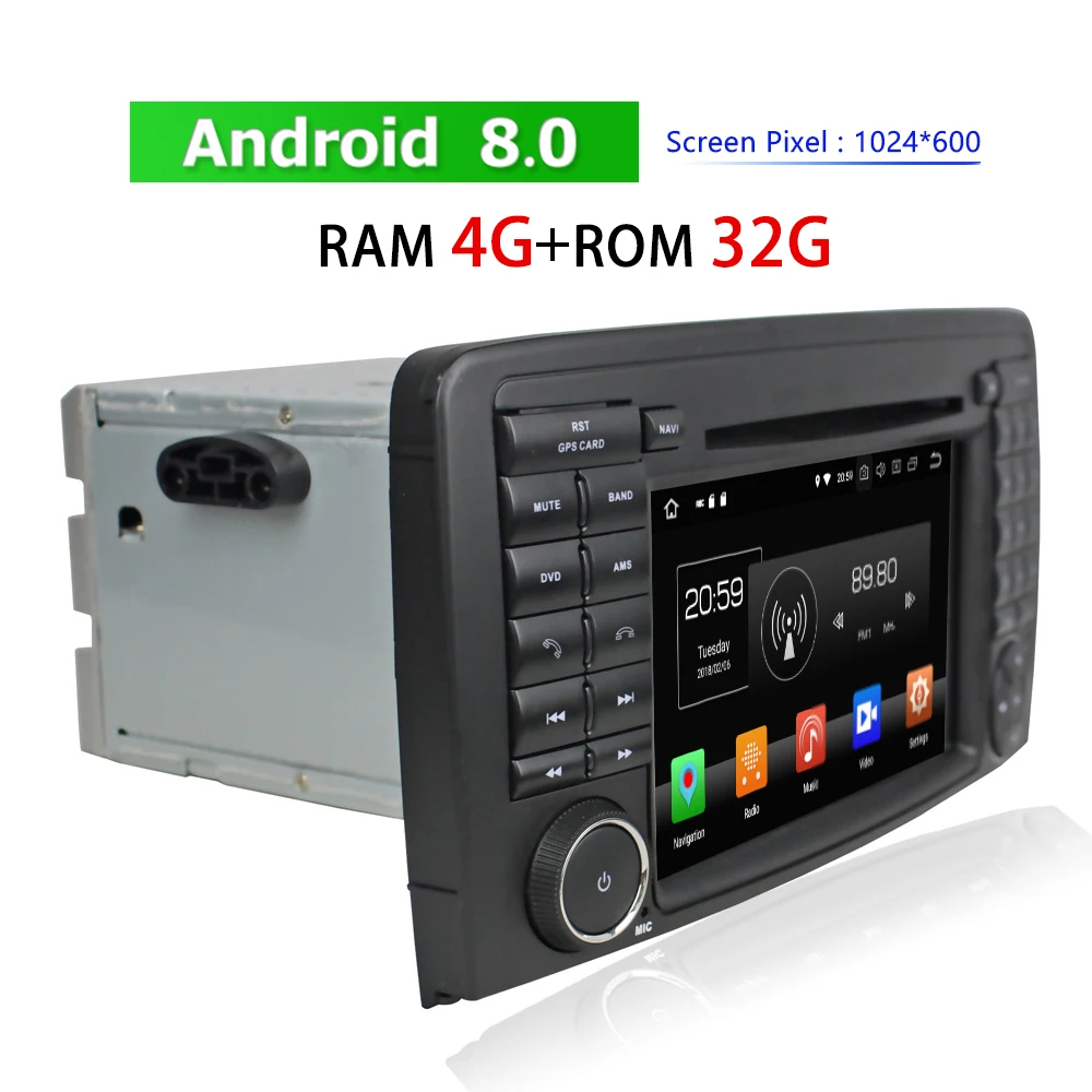 Автомагнитола 2 Din на Android для Benz R-Class W251 280 300 320 350 500 DVD-ТВ стерео Bluetooth