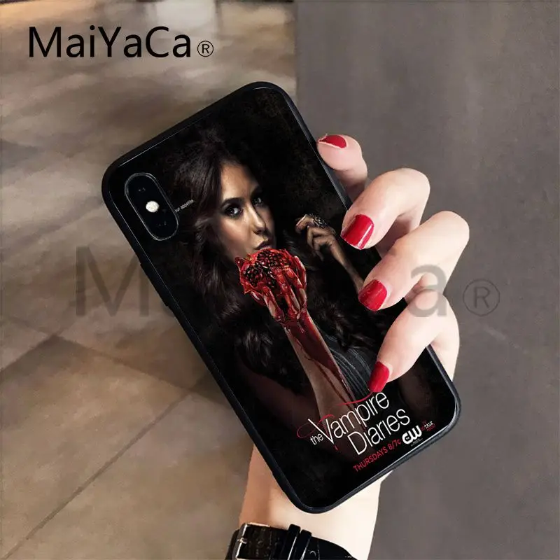 MaiYaCa Дневники вампира горячая Распродажа модный дизайн сотовый Чехол для iphone 6 6s