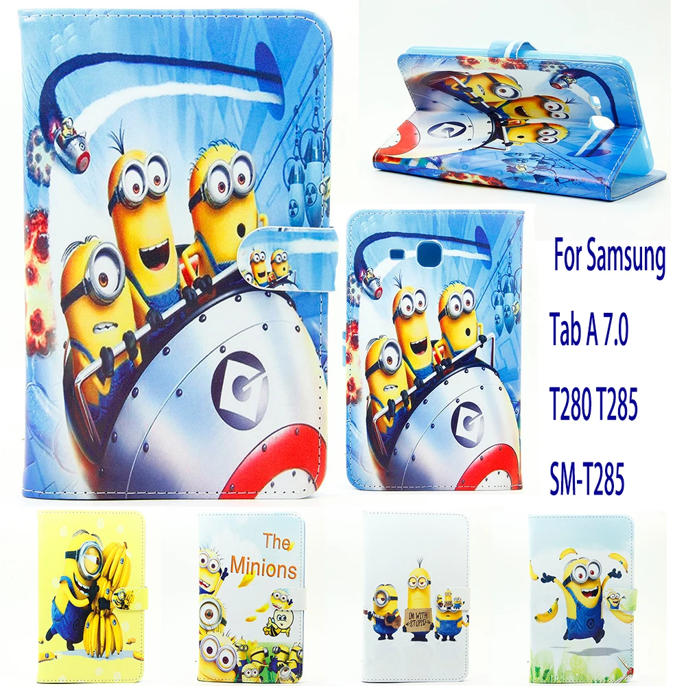 Чехол для Samsung Galaxy Tab A 7 0 T280 T285 SM чехол с миньонами из мультфильма Гадкий я tablet