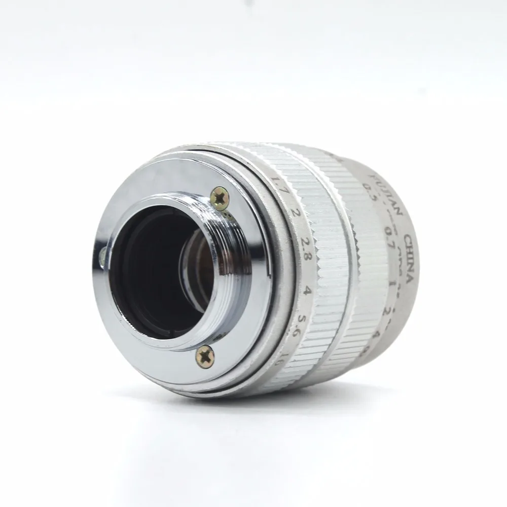 Объектив камеры fujian CCTVcamera 35 мм f1.7 объектив с креплением для Olympus canon fuji nikon Sony NEX 5 3 7