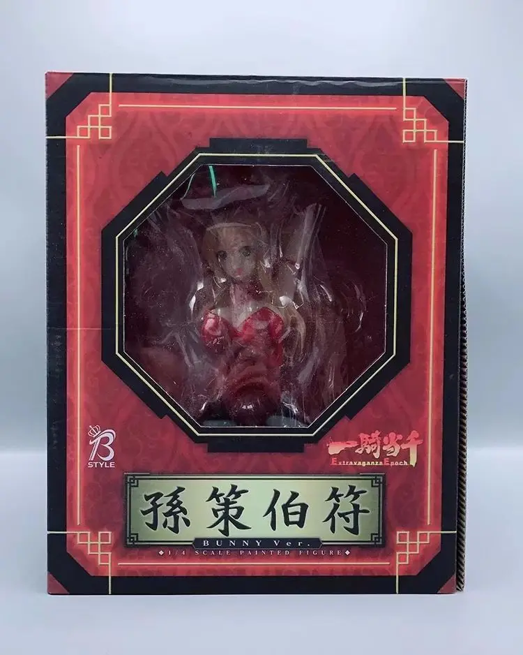 2 стиля аниме Ikkitousen Sunbofu Sonsaku Hakufu Kanu Unchou Bunny Ver 1/4 Масштаб Окрашенные Фигурки Коллекционная кукла 23~ 29 см