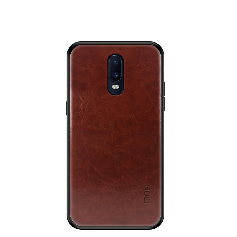 MOFi PU Leather + TPU PC Case for OnePlus 6T Cover Phone Cases Full Protection Back One Plus Oneplus6 T Coque |