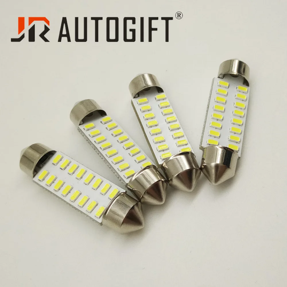 100x гирлянда 31/36/39/41 мм Светодиодная лампа ft C5W C10W 3014 16 SMD авто Интерьер Свет