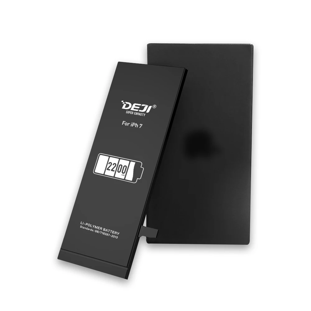 DEJI литий-полимерный аккумулятор высокой емкости для iPhone 7/7G настоящие 2200mAh внутренние батареи Замена с бесплатным инструментом