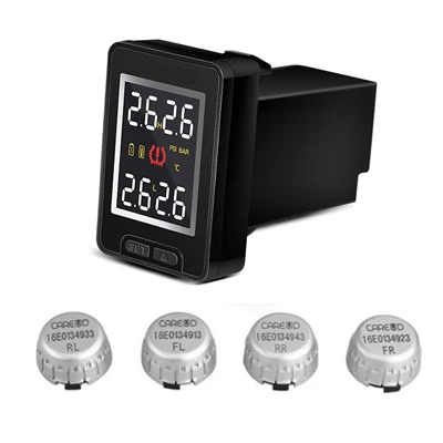External Sensor YASOKRO автомобильный TPMS монитор давления в шинах Система беспроводной TPMS Датчик монитор с 4 внешними внутренними датчиками - Тип: External Sensor