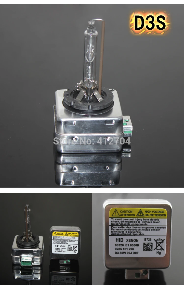 

D3S Xenon HID Headlight Replacement Lamps Bulbs 4300K 6000K 8000K 35W Fit D3S P hilips XenStart XenEcoStart Os ram Xe narc 66340