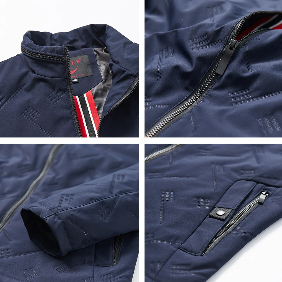 Мужская Новинка 2019 весна осень хлопок Классическая куртка пальто мужской