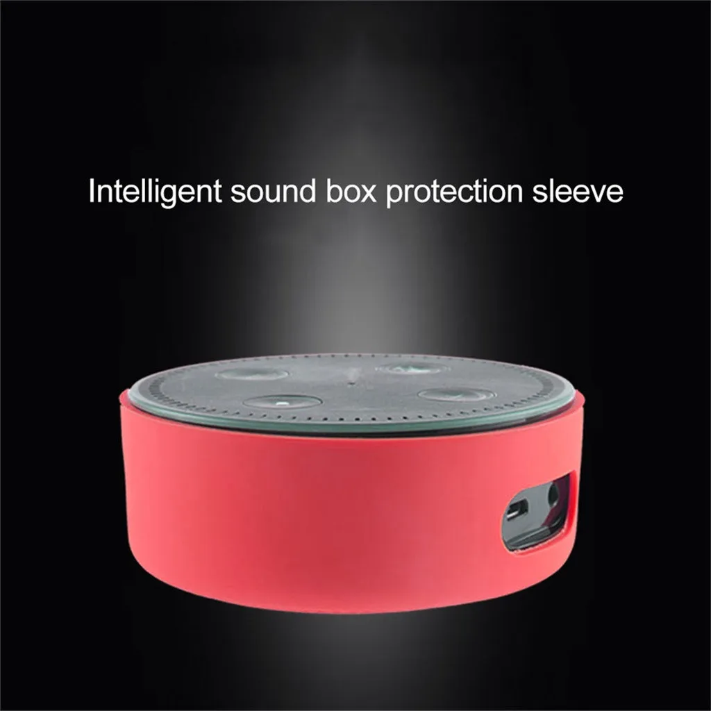 Силиконовый защитный ультратонкий чехол накладка с защитой для Amazon Echo Dot