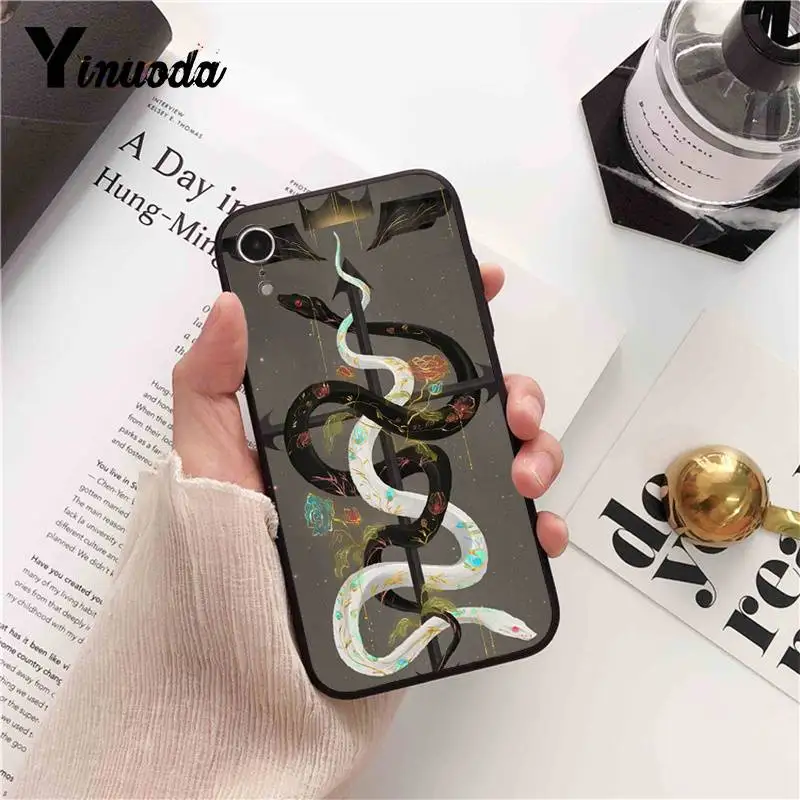Чехол для телефона Yinuoda Animal The Snake iPhone 5 5Sx 6 7 7plus 8 8Plus X XS MAX XR 10 11 pro max | Мобильные