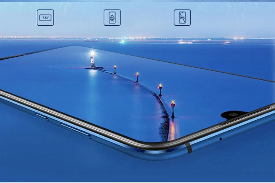 Мобильный телефон Honor 8X max с глобальной прошивкой, 7,12 дюймов, 6 ГБ ОЗУ, 64 ГБ/128 Гб ПЗУ, Восьмиядерный процессор Snapdragon 636, 16 Мп+ 20 МП, 5000 мАч, Android телефон