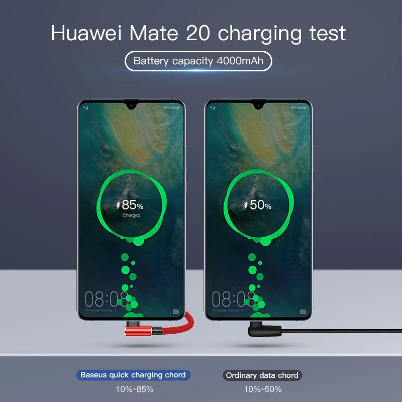 Baseus 5A Быстрый зарядный кабель USB type-C для huawei P20 mate 20 Pro Xiaomi samsung S9 S8 C супер зарядное