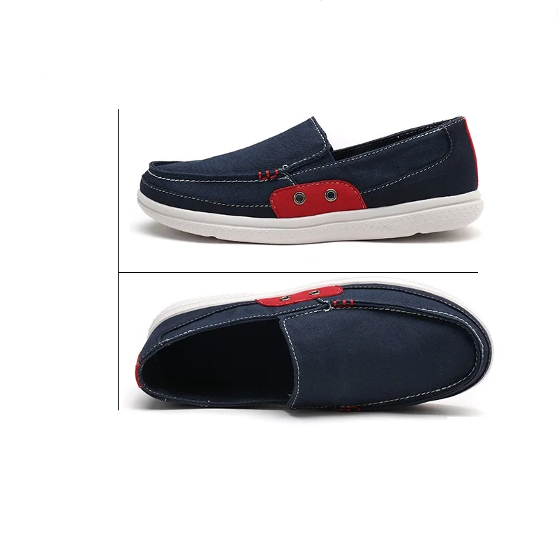 Big Size 39-48 Male Fashion Ultra-light Autumn Men Canvas Shoes Leather Casual Mens Vulcanized Breathable Shoe Flat Sneakers tn | Обувь