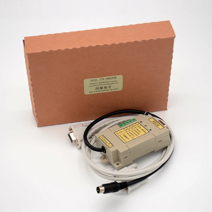 FOURSTAR Mitsubishi FX0N/FX1N/FX2N/FX3U серии ПЛК порт программирования RS422 к RS485 и RS232 Оптическая изоляция молнии всплеск