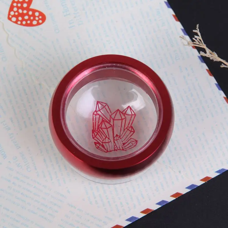 1 шт./компл. новинка 2017 высокое качество красный металл для дизайна ногтей Stamper