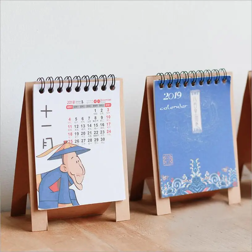 Календарь 2019 креативный фруктовый клубничный Персиковый Цветок DIY Милая