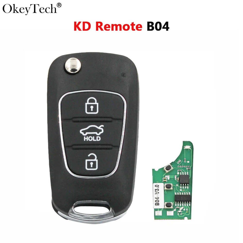 Автомобильный ключ Okeytech KEYDIY KD B04 для KD900 +/URG200 программатор ключей Серии B пульт