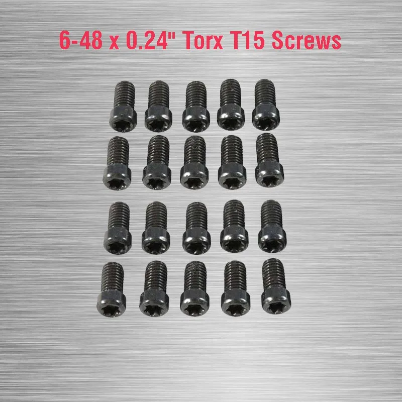 Винты для пистолета головка Torx в стиле Вивера Star Drive 6 48X1/4 &quotнабор винтов с