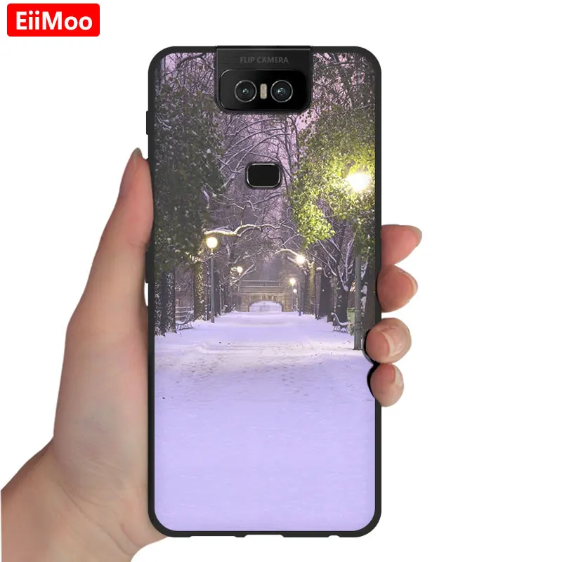 EiiMoo мягкий чехол для ASUS Zenfone 6 ZS630KL чехол Funda силиконовый мультяшный задний Чехол для ASUS Zenfone 6 ASUS ZS630KL чехол для телефона - Цвет: 18