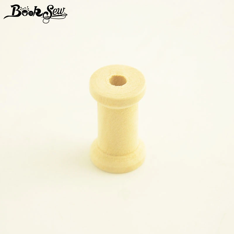 Booksew Плетеный абажур из натурального дерева бобины катушки 10 шт./пакет строка
