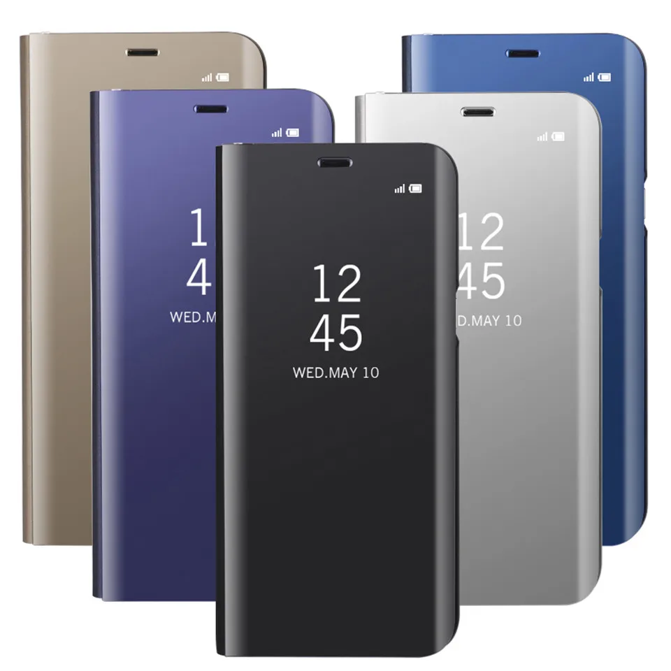 For Huawei Mate 20 Lite Case Flip Smart View Mirror Cases Pro X SNE-LX1 Leather TV Stand Phone Coque |