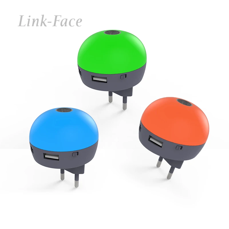 Link Face настенная лампа в розетку светодиодный ночник переходник яркое Яйцо USB