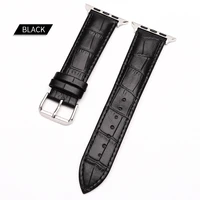 genuine leather buckle strap watch band charm apple watch 38mm strap for iwatch 1 2 3 series accessories