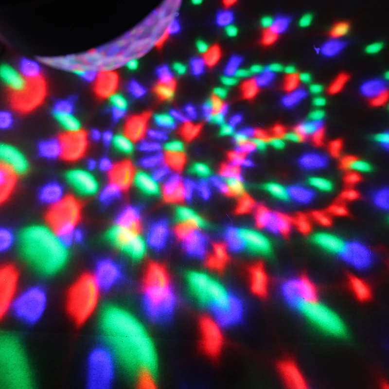 Лампа в виде волшебного шара со стразами лазерный проектор с голосовым