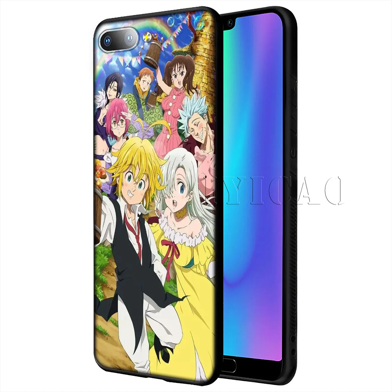 Nanatsu no Taizai Seven Deadly Sin Soft Case for Huawei Y9 Y7 Y6 Prime 2019 Cover Honor 20 8C 8X 8 9 9X 10 Lite 7C 7X 7A Pro |