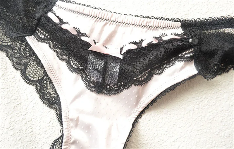 Два цвета, красный, розовый, сексуальное женское нижнее белье, короткое нижнее белье, атласная кружевная ткань