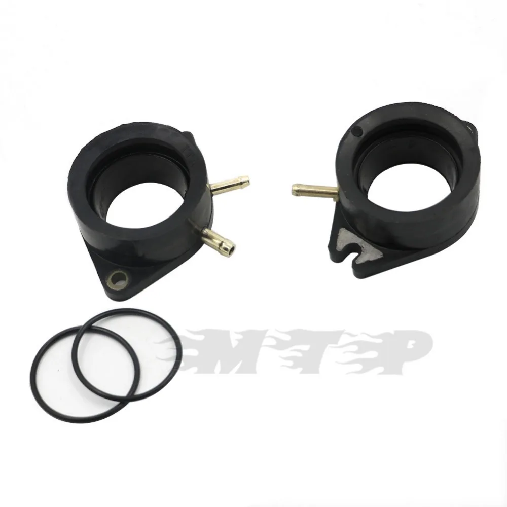 

2pcs Carburetor Interface Adapter Intake Manifold For Yamaha Virago 1100 XV1100 88-99 XV750 1981-1986 XV700 1984-87 XV920 81-83