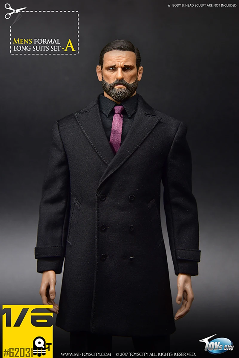 Коричневый/черный 1/6 игрушечный город TC 62031 джентльменский мужской пиджак