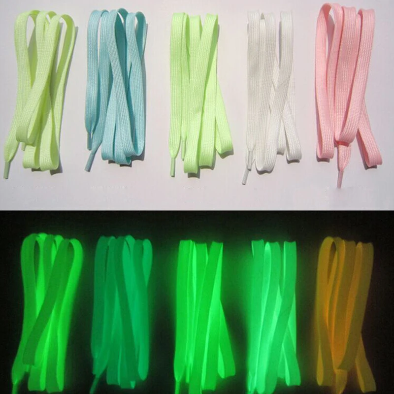 1 пара 120 см модные светодиодные светящиеся шнурки игрушки аксессуары в темноте