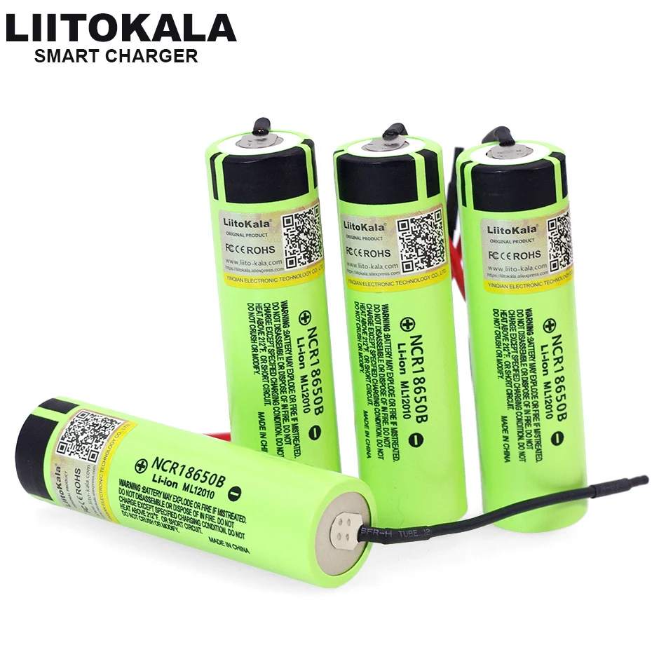 LiitoKala Новый Оригинальный NCR18650B 3 7 В 3400 мАч 18650 литий ионный Аккумулятор Сварочный