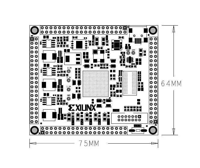 XILINX FPGA core board XC6SLX16 Новая плата DDR3|Хранилища для электроники| |
