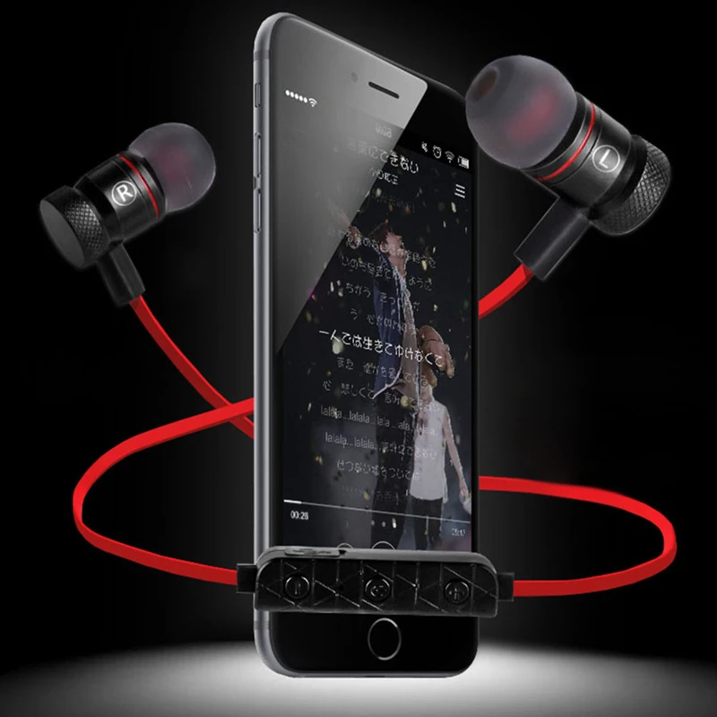 Ollly Беспроводной Спортивные наушники Bluetooth с микрофоном стерео гарнитура Шум