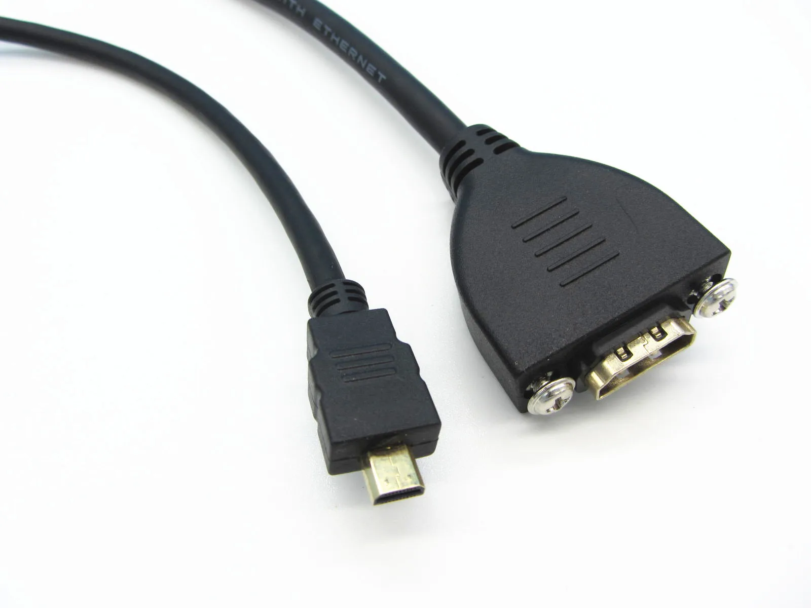 Позолоченный высокоскоростной Micro HDMI совместимый штекер к Женский Удлинительный